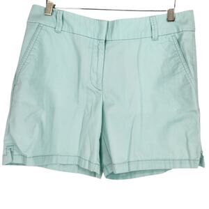 SALE Ann Taylor loft Outlet 6" Chino Shorts Aqua